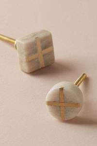 Bouton en bois et laiton en résine de style moderne pour poignées de tiroir d'armoire de qualité supérieure personnalisable - Product Image 5