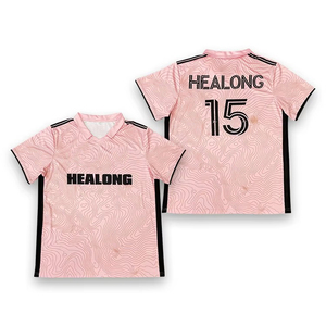 เสื้อเจอร์ซีย์ฟุตบอลทีมทีมเยาวชนพิมพ์ลายระเหิดแบบกำหนดเองเพื่อรองรับทีมของคุณ - Product Image 2