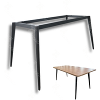 ADONG Cadre de table à manger moderne en fer à monter soi-même |   Stable et durable |   Structure Robuste |   Taille personnalisable |   Cuisine/Salon