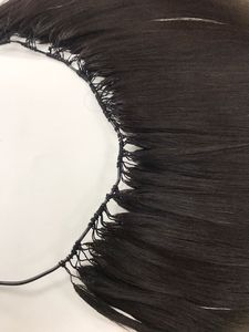 Precio al por mayor de pelucas de extensiones de cabello de trama de plumas negras naturales de vendedores de paquetes de cabello vietnamita alineados con cutícula completa - Product Image 6