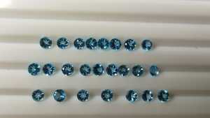 Corte brillante de 6mm de alta calidad para Topacio Azul suizo IGI Certificado Piedra preciosa suelta Fabricante directo Cuarzo de zafiro natural - Product Image 4