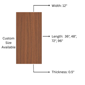 Paneles de pared insonorizados de madera maciza 3D modernos y duraderos con color personalizado para revestimientos de paredes decorativos de almacén y baño - Product Image 2