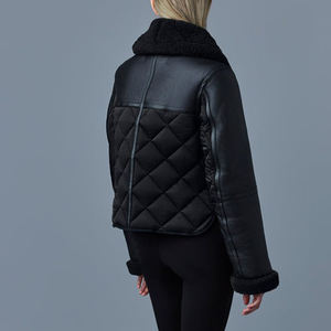 Chaquetas de Invierno Personalizadas de Piel de Oveja Genuina para Mujer, Ligeras, Teñidas Lisas, Transpirables, Impermeables, Personalizables para Unisex - Product Image 3