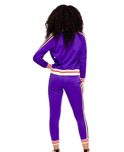 Elegante ropa de gimnasio transpirable chándal de entrenamiento para mujer MOQ bajo personalizado impresión por sublimación chándal cómodo - Product Image 2