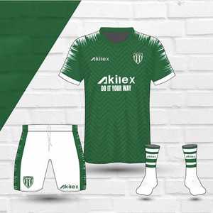 Camisetas de Fútbol Personalizadas para Hombre 2024 2025, Transpirables, de Secado Rápido, Impresión Digital, Impresión de Logotipo y Nombre del Equipo, Color Personalizado de Alta Calidad - Product Image 3