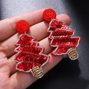 ชุดต่างหูเรซินรูปทรงเรขาคณิตแฟชั่นยอดนิยมสำหรับเทศกาลคริสต์มาสสินค้าใหม่2024ชุดของขวัญสำหรับผู้หญิงพิมพ์ลายการ์ตูนน่ารัก - Product Image 5