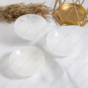 Posavasos de Selenita de Diseño Elegante y Alta Calidad de Anshul Impex, 4 Pulgadas, Hechos en India, Superficie Lisa, Cristal - Product Image 4
