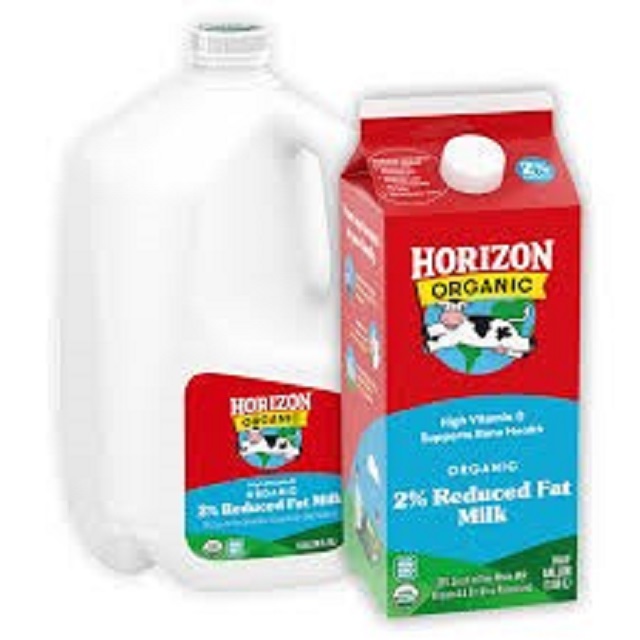 Органический 1% порошок цельного молока Horizon 8 Floz коагулированный для корма для взрослых детей