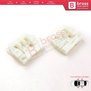 BWR32 + BWR33ตัวปรับกระจกหน้าต่างไฟฟ้าคลิปซ่อมประตูซ้ายหรือขวาสำหรับ1U MK1 Octavia 1U2 1U5 4/5ประตูปรับโฉม1U0837ได้2001-2010 - Product Image 3