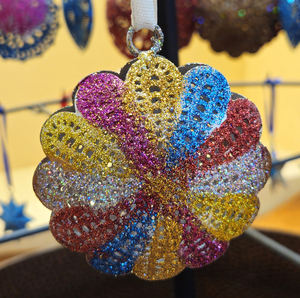 Adorno colgante de árbol, colgante de Navidad, adornos navideños de Metal, colgantes tipo adorno para decoración de fiesta en casa - Product Image 4