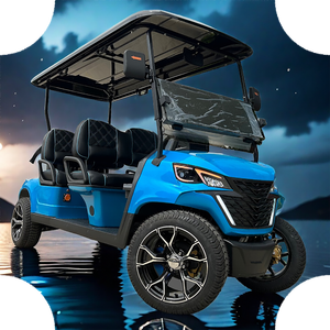 Voiturettes de golf électriques flexibles personnalisées 4 passagers 4 places 4500W Smart Golf Car - Product Image 5
