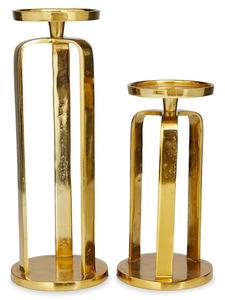 Nouveau design personnalisé bougeoir à trois piliers de finition antique bougeoirs coniques en métal petit chandelier pour chandelle - Product Image 2