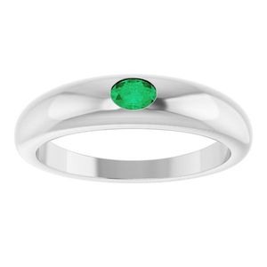 Petite <b>Dome</b> Crystal <b>Ring</b> - Product Image 3