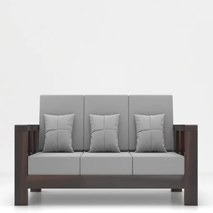 ชุดโซฟา5ที่นั่งทำจากไม้อะคาเซียไม้เนื้อแข็งโรสวูดเลานจ์สำหรับบ้านออฟฟิศและโรงแรม G-Walnut 5ที่นั่ง - Product Image 4