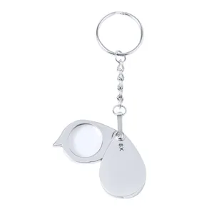 Kitins Lente d'Ingrandimento 8X a Forma di Portachiavi per Uso Personalizzato - Product Image 1