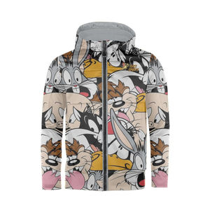 Chaqueta Varsity Impermeable de Lona Gruesa Ecológica al por Mayor para Hombre, con Letras Bordadas y Sublimadas, Ideal para Correr en Invierno - Product Image 1