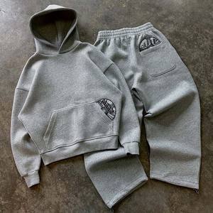 Offre Spéciale pour hommes lavage à l'acide survêtement Top qualité tendance coupe ample hommes prix de gros survêtement lourd - Product Image 4