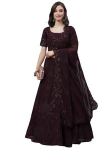 Nouveau Lehenga Choli semi-cousu exclusif pour la fête de mariage et les occasions de festival disponibles au prix de gros - Product Image 3