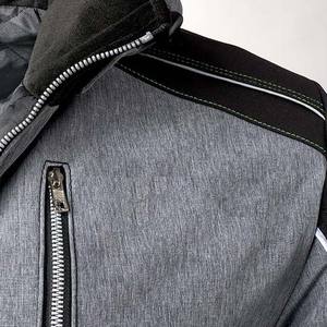 Veste Softshell Imperméable et Coupe-Vent Professionnelle pour Hommes, Style Urbain, Col Montant en Toile, Fermeture Éclair, Personnalisable - Product Image 3