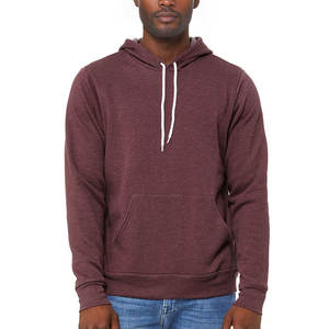 Bella + Canvas Pull unisexe en polycoton polaire Sweat/sweat à capuche à manches longues avec poche kangourou Private Label Hoodies - Product Image 5