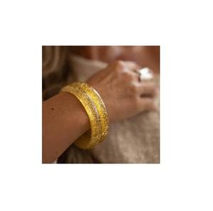 Modern Resin Bangle Glitter Use Shiny Resin Bangle Fashionable Design Resin Bangle for Customized Size for Sale - Product Image 1