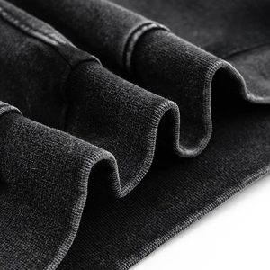 Streetwear High Quality Washed Faded Sweatshirt Hoodie Custom Logo Heavyweight Oversized Acid Wash French Terry Jogging Hoodies - Product Image 4