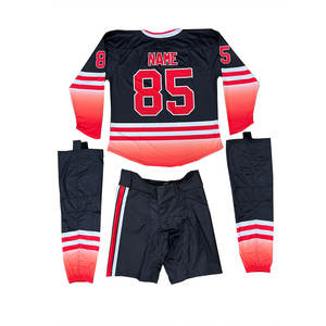 ชุดยูนิฟอร์มฮอกกี้น้ำแข็ง เสื้อ กางเกง ถุงเท้า พร้อมออกแบบและใส่โลโก้ของคุณเอง - Product Image 6