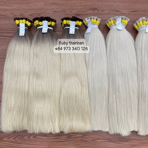 Paquete de extensiones de cabello a granel 100% cabello humano de Vietnam muchos colores disponibles en stock - Product Image 3