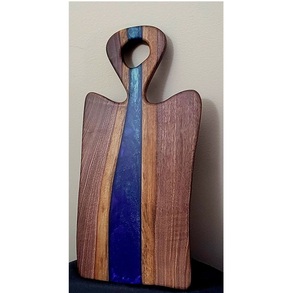 Planche à découper en résine et bois rectangulaire de conception personnalisée, meilleure vente au prix de gros, planche à découper pour ustensiles de cuisine de qualité standard - Product Image 3