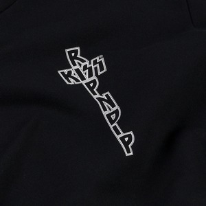 Custom Unisex <b>Oversized</b> Be Kind <b>Hoodie</b> <b>Black</b> Minimal Streetwear Adjustable drawstring hood with front kangaroo pocket OEM Custom - Product Image 3