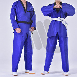 Nouveauté Uniformes de Taekwondo Personnalisés Élégants 2024 100% Coton 220g Coupe Confortable Unisexe Adultes Option Logo Personnalisé Personnalisé - Product Image 1
