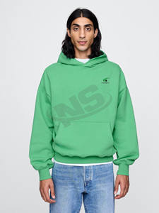 Venta al por mayor de los hombres básicos sudaderas con capucha de algodón tejido mezclado Slim Fit logotipo personalizado negro gimnasio Sudadera con capucha nueva Sudadera con capucha de moda para los hombres - Product Image 6