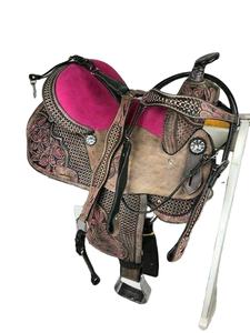 Selle Western en cuir véritable légère pour une équitation sécurisée, logo personnalisé, service OEM, prix de gros HORZE N PET - Product Image 2