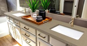 Encimeras de Cuarzo Artificial Personalizadas para Cocina y Baño, Estilo Carrara Calacata, 1 Año de Garantía, Ecológicas - Product Image 1