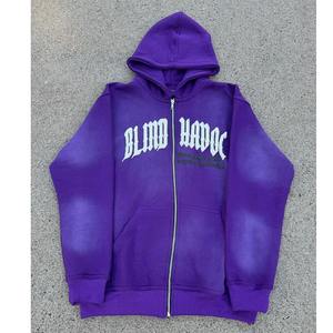 OEM Survêtement personnalisé délavé à l'acide pour hommes 100% coton biologique à capuche pantalon de survêtement ensemble de jogging tissu tricoté votre propre conception - Product Image 2