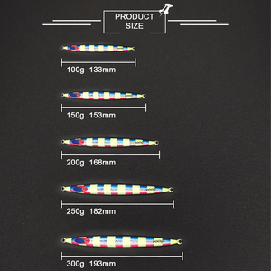 JF12 <span class=keywords><strong>Esca</strong></span> Luminosa di Alta Qualità: Assorbimento Rapido, Luminosità Intensa per oltre 200m di Oscurità, <span class=keywords><strong>Esca</strong></span> Professionale per Jigging Verticale per Pesci Giganti - Product Image 3