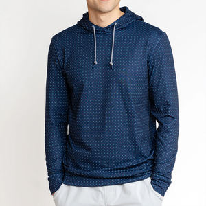 Sweat-shirts à capuche en polaire personnalisés pour hommes et unisexe, style sport décontracté, léger, respirant, avec appliqué et impression en silicone, poches - Product Image 4