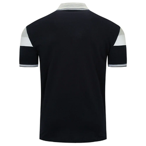 Polo Homme Premium Coton Biologique Sublimation Bouton Quart Manches Courtes Golf Tricots Tee - Product Image 5