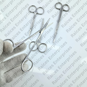 Tijeras Iris rectas para procedimientos dentales veterinarios y tejidos blandos Instrumentos quirúrgicos manuales - Product Image 3