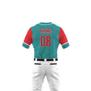 Vente directe d'usine Chemises à manches courtes Uniforme de baseball pour hommes Fabrication professionnelle Uniforme de baseball par sublimation OEM - Product Image 5