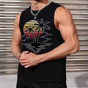 Camiseta sin mangas para hombre, precio barato, superventas en línea, diseño personalizado y tamaño, uso físico, camiseta sin mangas para hombre hecha por Dress Sports - Product Image 4