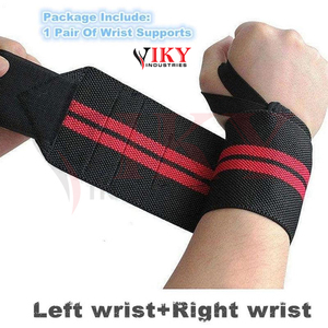 Protección de muñeca, correas de levantamiento de pesas, Impresión de logotipo personalizado, protección de manos para boxeo, envolturas para manos de Viky Industries - Product Image 2