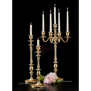 Candelabros de metal para decoración interior y exterior, diseño lujoso, tarro de vela único hecho a mano, Color dorado de alta calidad, tamaño grande - Product Image 5