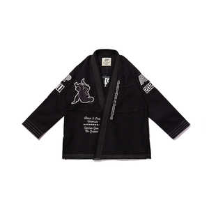 Gi d'entraînement de judo et de karaté BJJ unisexe Kimono en coton avec logo personnalisé Service OEM Commande minimum 1 pièce d'équipement d'arts martiaux - Product Image 4