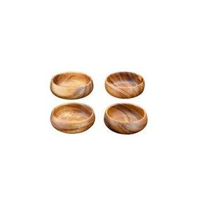 Fruits en bois et salade bol en bois et vaisselle polie brillante taille personnalisée mini bol en bois - Product Image 1