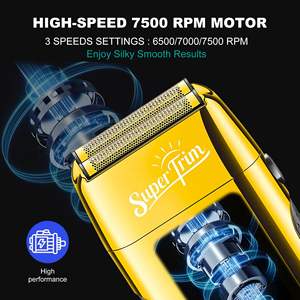 Afeitadora Eléctrica Recargable por USB para Hombre, Máquina de Afeitar Inalámbrica para Cara, Cuerpo, Barba, Cuello, Cabeza Calva y Piel Sensible - Product Image 3