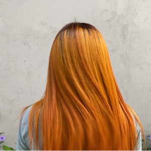 ผู้ขาย Top 2022ลูกไม้ด้านหน้าวิกผมสีส้มมนุษย์ผมขยายดิบเวียดนามผม - Product Image 5