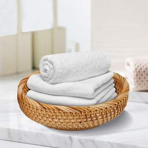 Corbeille à fruits ronde en rotin naturel, panier de rangement en osier tissé à la main pour la décoration de la salle à manger - Product Image 2