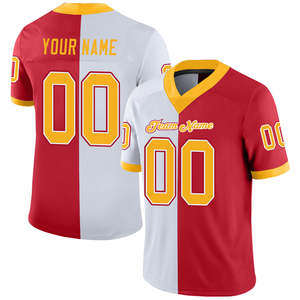 100% poliéster personalizable fútbol americano Jersey transpirable entrenamiento uniforme de fútbol para hombres jóvenes con nuevo diseño logotipo frontal - Product Image 6