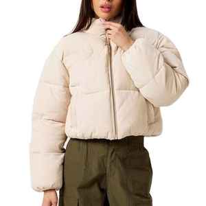 Custom Women Fashion <b>Crop</b> Puffer <b>Jackets</b> and Coats Winter Coat for Women Fashion Apparel & Accessories Breathable <b>Jacket</b> - Product Image 1